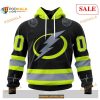 Custom Tampa Bay Lightning Unisex FireFighter Uniforms Color NHL Shirt Hoodie 3D