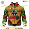 Custom Teenage Mutant Ninja Turtles Design NHL Los Angeles Kings Hoodie 3D