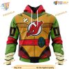 Custom Teenage Mutant Ninja Turtles Design NHL New Jersey Devils Hoodie 3D