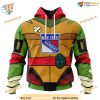 Custom Teenage Mutant Ninja Turtles Design NHL New York Rangers Hoodie 3D