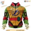 Custom Teenage Mutant Ninja Turtles Design NHL Tampa Bay Lightning Hoodie 3D