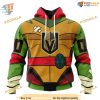 Custom Teenage Mutant Ninja Turtles Design NHL Vegas Golden Knights Hoodie 3D