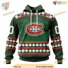 Custom Unisex Hockey St Patricks Day NHL Montreal Canadiens Hoodie 3D