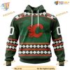 Custom Unisex Kits Hockey Celebrate St Patrick’s Day NHL Calgary Flames Hoodie 3D