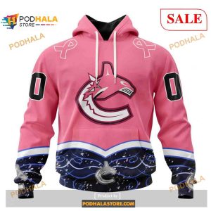 Custom Vancouver Canucks Fights Cancer NHL Shirt Hoodie 3D