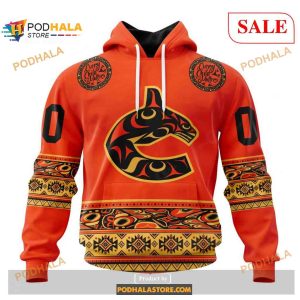 Custom Vancouver Canucks National Day For Truth And Reconciliation NHL Hoodie 3D