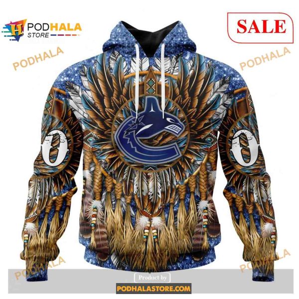 Custom Vancouver Canucks Native Costume Design NHL Shirt Hoodie 3D