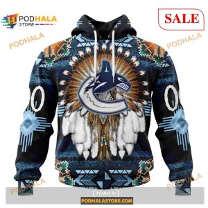 Custom Vancouver Canucks Native Costume NHL Shirt Hoodie 3D