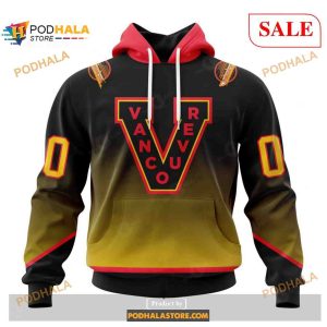 Custom Vancouver Canucks Retro Gradient Design NHL Shirt Hoodie 3D