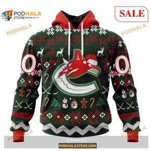 Custom Vancouver Canucks Unisex Shirt Christmas NHL Hoodie 3D