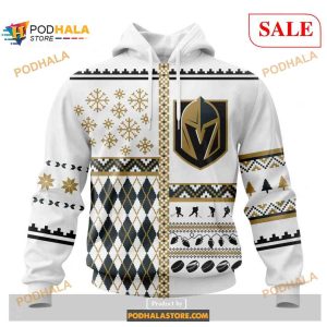 Custom Vegas Golden Knights Unisex Christmas Sweatshirt NHL Hoodie 3D