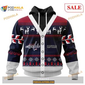 Custom Washington Capitals Chrismas Season Sweatshirt NHL Hoodie 3D