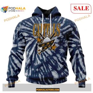 Custom Washington Capitals Retro Vintage Tie Dye NHL Shirt Hoodie 3D