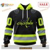 Custom Washington Capitals Unisex FireFighter Uniforms Color NHL Shirt Hoodie 3D