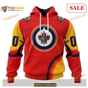 Custom Winnipeg Jets ALL Star Sunset NHL Shirt Hoodie 3D