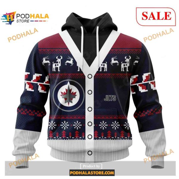 Custom Winnipeg Jets Chrismas Season NHL Shirt Hoodie 3D