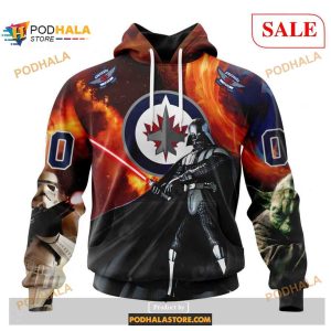 Custom Winnipeg Jets Design X Star War NHL Shirt Hoodie 3D