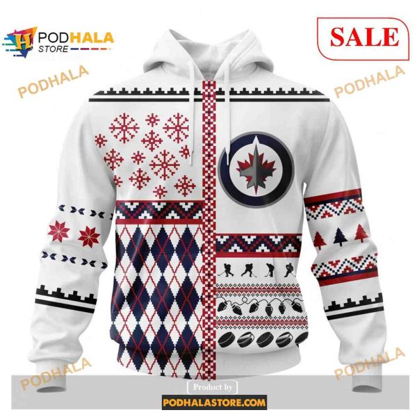 Custom Winnipeg Jets Unisex Christmas NHL Shirt Hoodie 3D