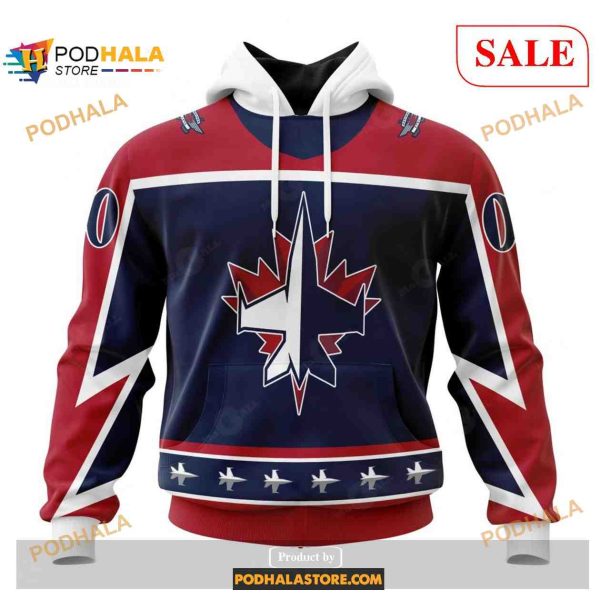 Custom Winnipeg Jets Unisex With Retro Concepts NHL Shirt Hoodie 3D