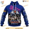 Custom mix Kiss Band Style NHL Edmonton Oilers Hoodie 3D