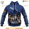 Custom x Kiss Band Style NHL Toronto Maple Leafs Hoodie 3D