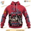 Custom x Kiss Band V2 Style NHL Washington Capitals Hoodie 3D