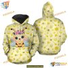 Cute Little Bee Pattern Yellow Unisex Print All 3D Christmas Hoodie