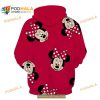 Cute Minnie Mouse Face Cartoon 3D Hoodie Sweatshirt Shirt