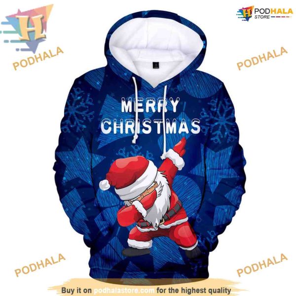 Cute Santa 3D Unisex Hoodie