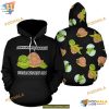 Cute Turtle Sleep Pattern On Black Unisex Print All 3D Christmas Hoodie