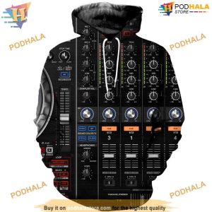 DJ Keyboard All Over Printed 3D Hoodie Sweatshirt