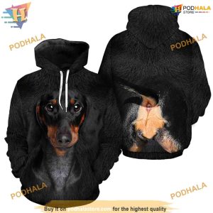 Dachshund Dog Full Head And Body Animal Costume All Over Printed 3D Hoodie