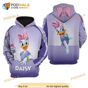 Daisy Duck Disney AOP Unisex 3D Hoodie