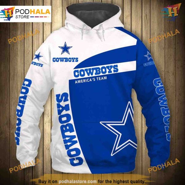 Dallas Cowboys 3D Hoodie