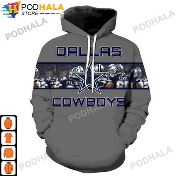 Dallas Cowboys All Star NFL Dallas Cowboys Christmas Gifts 3D Hoodie