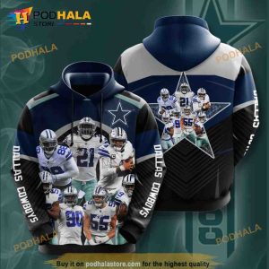 Dallas Cowboys NFL Football Team 3D Hoodie Sweatshirt