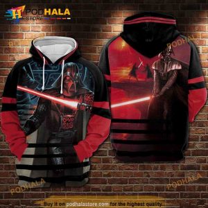 Darth Vader Light Saber All Over Print 3D Hoodie