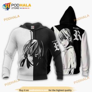 Death Note Light Yagami Anime Manga 3D Hoodie Sweatshirt