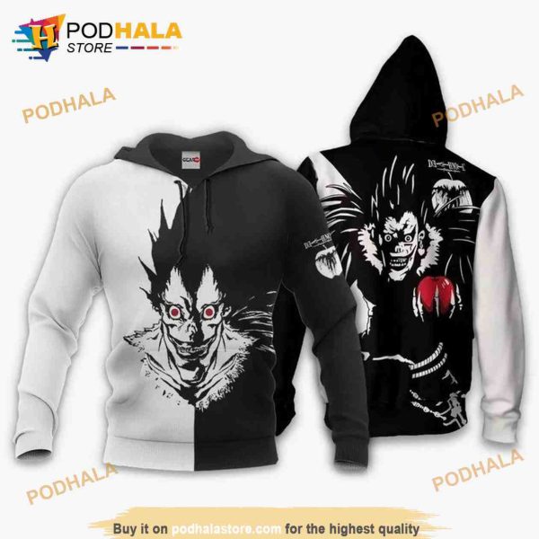 Death Note Ryuk Anime Manga 3D Hoodie Sweatshirt