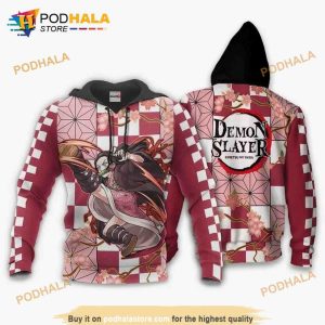 Demon Slayer Nezuko Anime Manga 3D Hoodie Sweatshirt