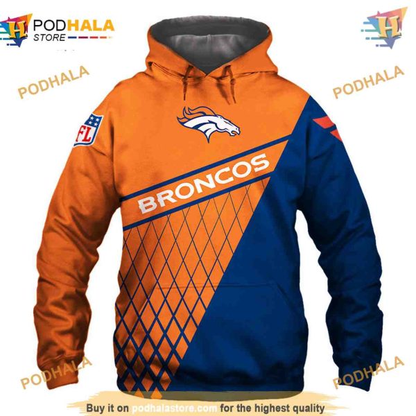 Denver Broncos NFL Hoodie 3D