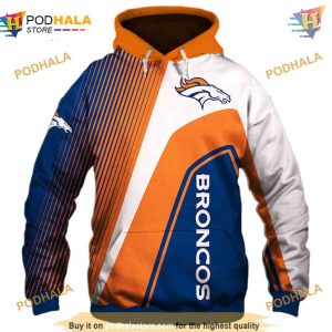 Denver Broncos NFL Hoodie 3D