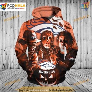 Denver Broncos NFL Hoodie 3D