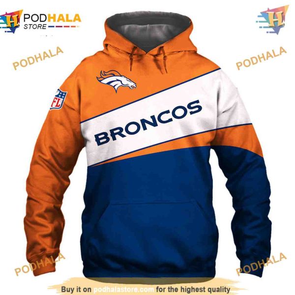 Denver Broncos NFL Hoodie 3D