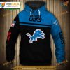 Detroit Lions Skull NFL Hoodie 3D