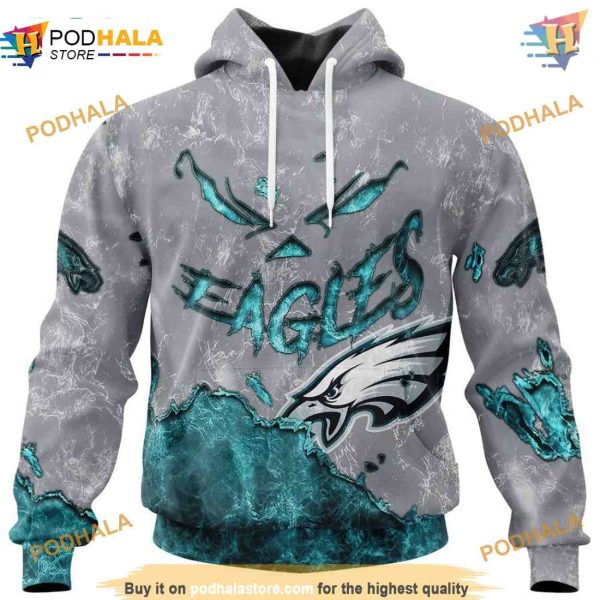 Devil Eyes Philadelphia Eagles 3D Hoodie