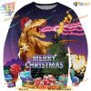 Dino Xmas 3D Printed Hoodie