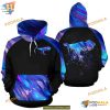 Dinosaurs Hologram Pattern On Black Unisex Print All 3D Christmas Hoodie