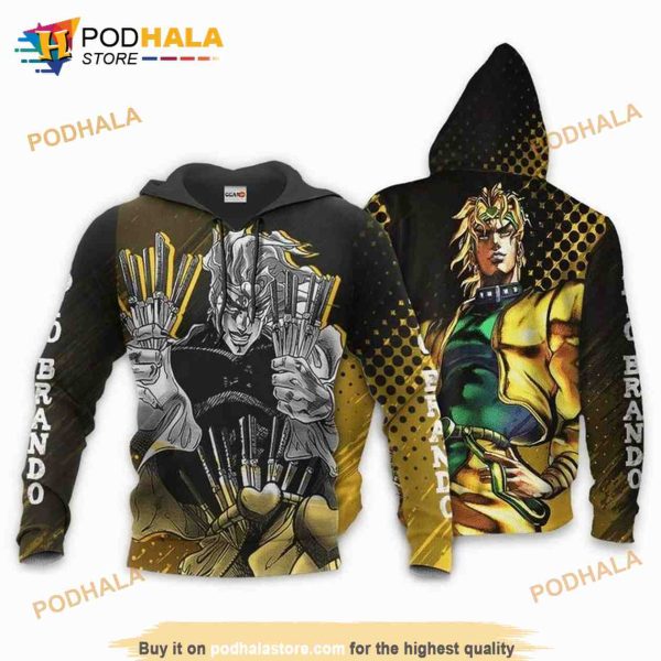 Dio Brando Jojos Bizarre Adventure Anime Manga 3D Hoodie Sweatshirt