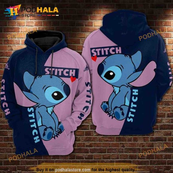 Disney Lilo And Stitch 3d Hoodie